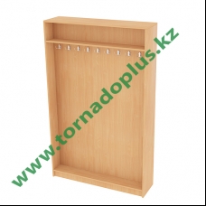 ШH 1086. Вешалка двухсторонняя на 16 крючков 1200х500х1600