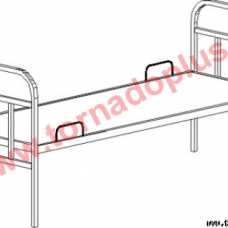 JK 4029. Кровать металлическая 2050х800х800